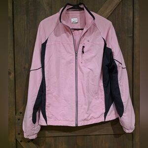 Danskin Women's Pink and Black Activewear Jacket Size Large 12/14